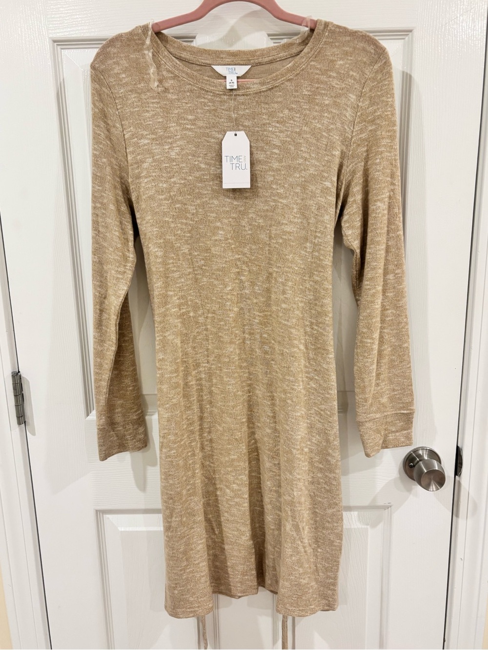 NWT Time and Tru Tie Waist Dress S